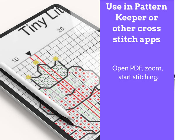 Tiny Little Gnome Cross Stitch Pattern PDF