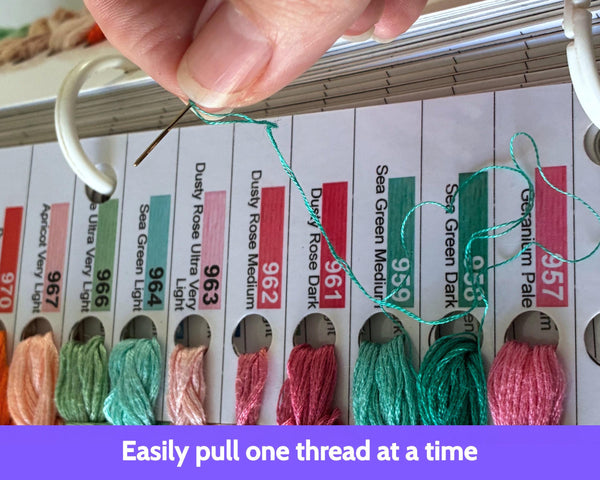 Cross Stitch DMC Floss Storage and Organisation System PDF (36 Cards)