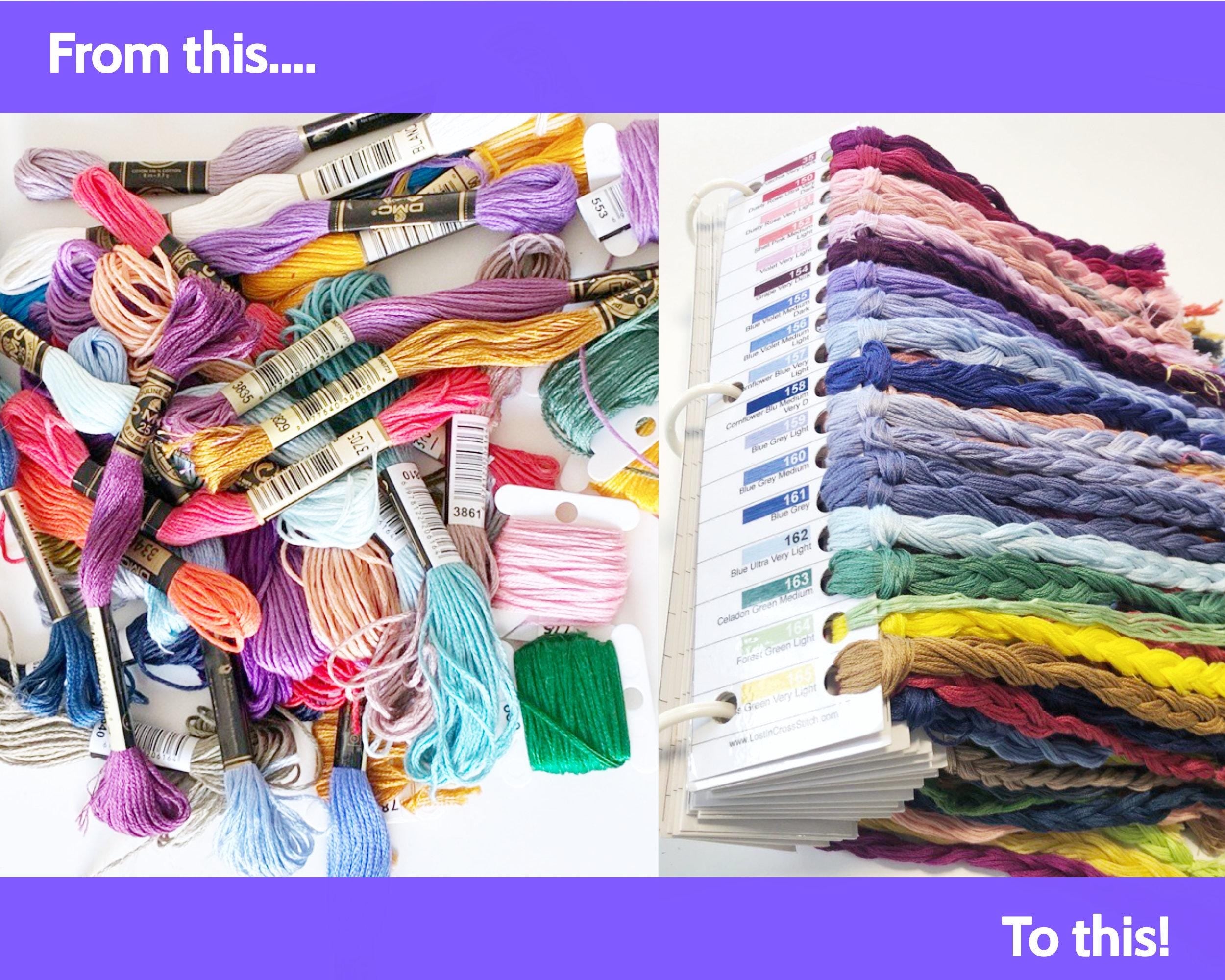 Cross Stitch DMC Floss Storage and Organisation System PDF (36 Cards) Secondary image