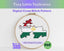 Tajikistan Cross Stitch Pattern: Mini Flag Map