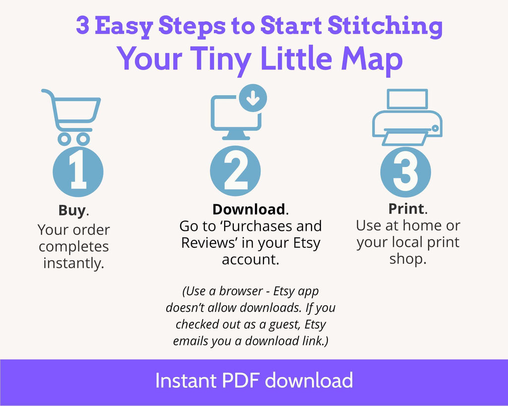 Jordan Cross Stitch Pattern: Tiny Flag Map