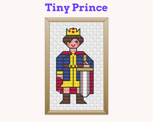 Tiny Little Prince Cross Stitch Pattern PDF