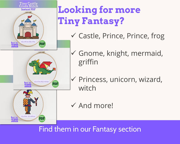Tiny Little Prince Cross Stitch Pattern PDF