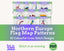 Northern Europe Cross Stitch Pattern Bundle: 10 Mini Flag Map Patterns
