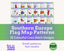 Mediterranean Cross Stitch Pattern Bundle: 18 Southern Europe Flag Map Patterns