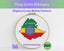 Ethiopia Cross Stitch Pattern: Mini Flag Map