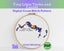 Turks and Caicos Cross Stitch Pattern: Mini Flag Map