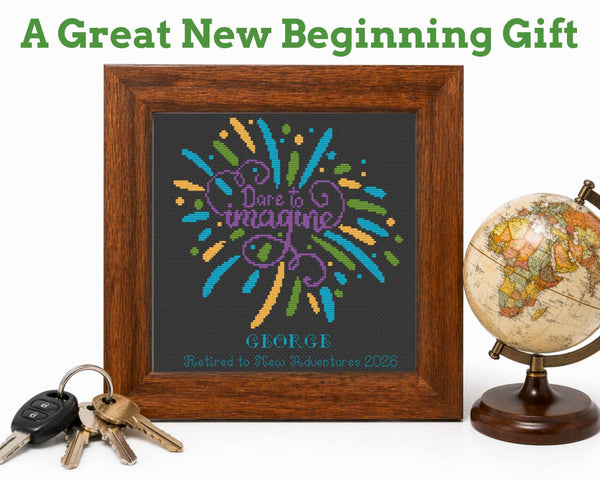Dare to Imagine Cross Stitch Pattern PDF