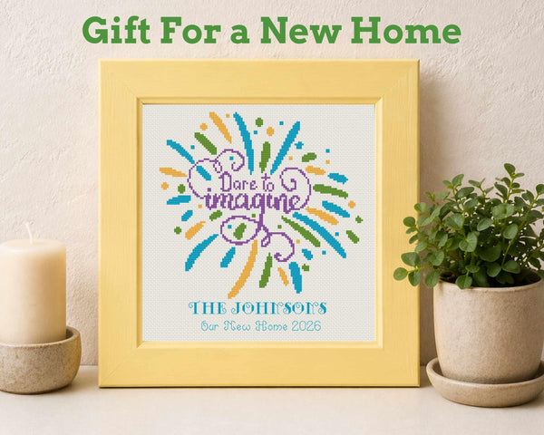 Dare to Imagine Cross Stitch Pattern PDF