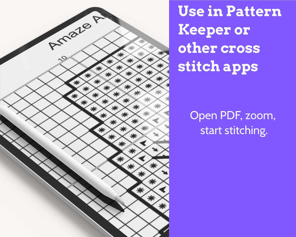 Amaze Amaze Amaze Cross Stitch Pattern