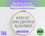 Gothic Backstitch Alphabet Cross Stitch Pattern PDF