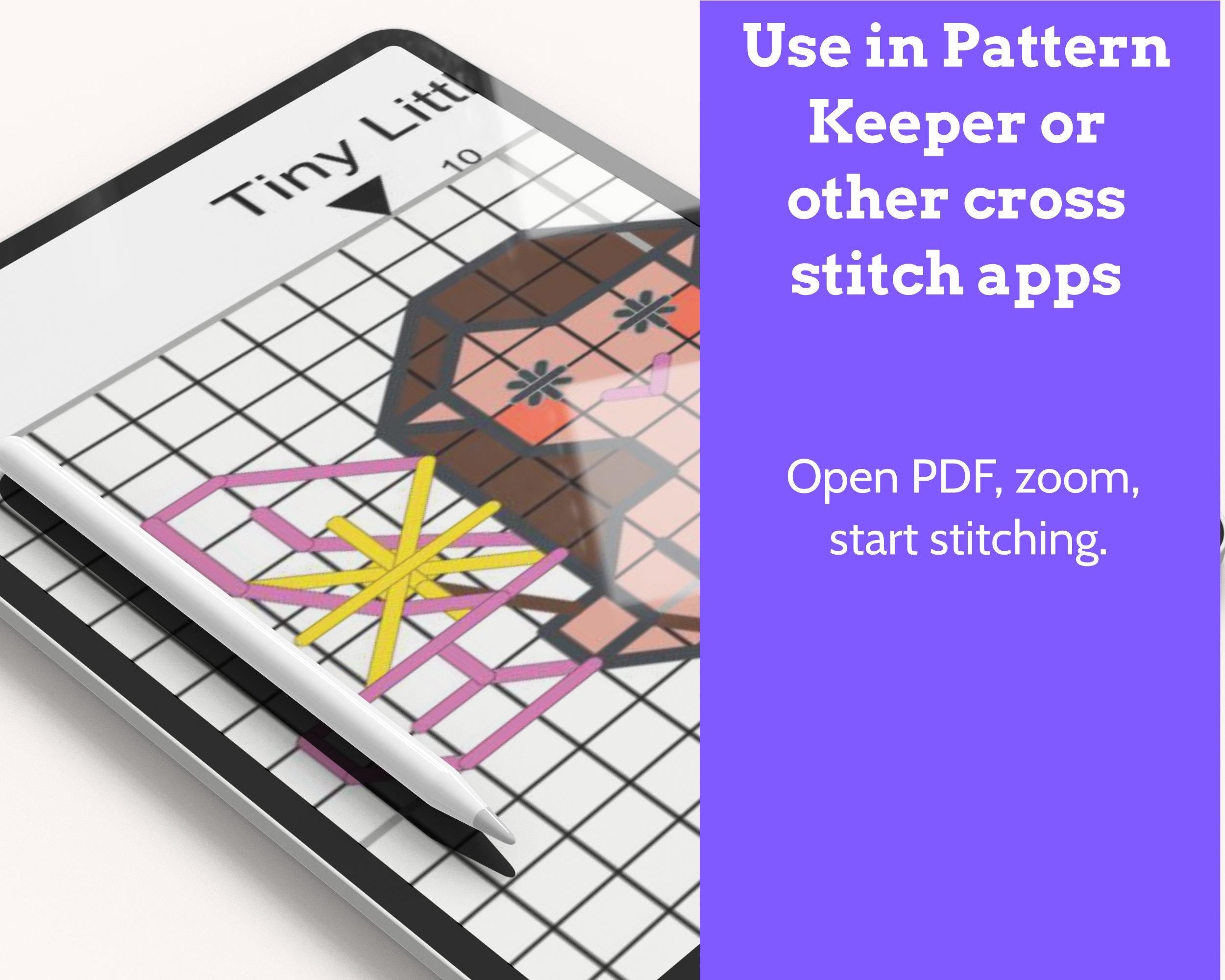 Tiny Little Fairy Cross Stitch Pattern PDF