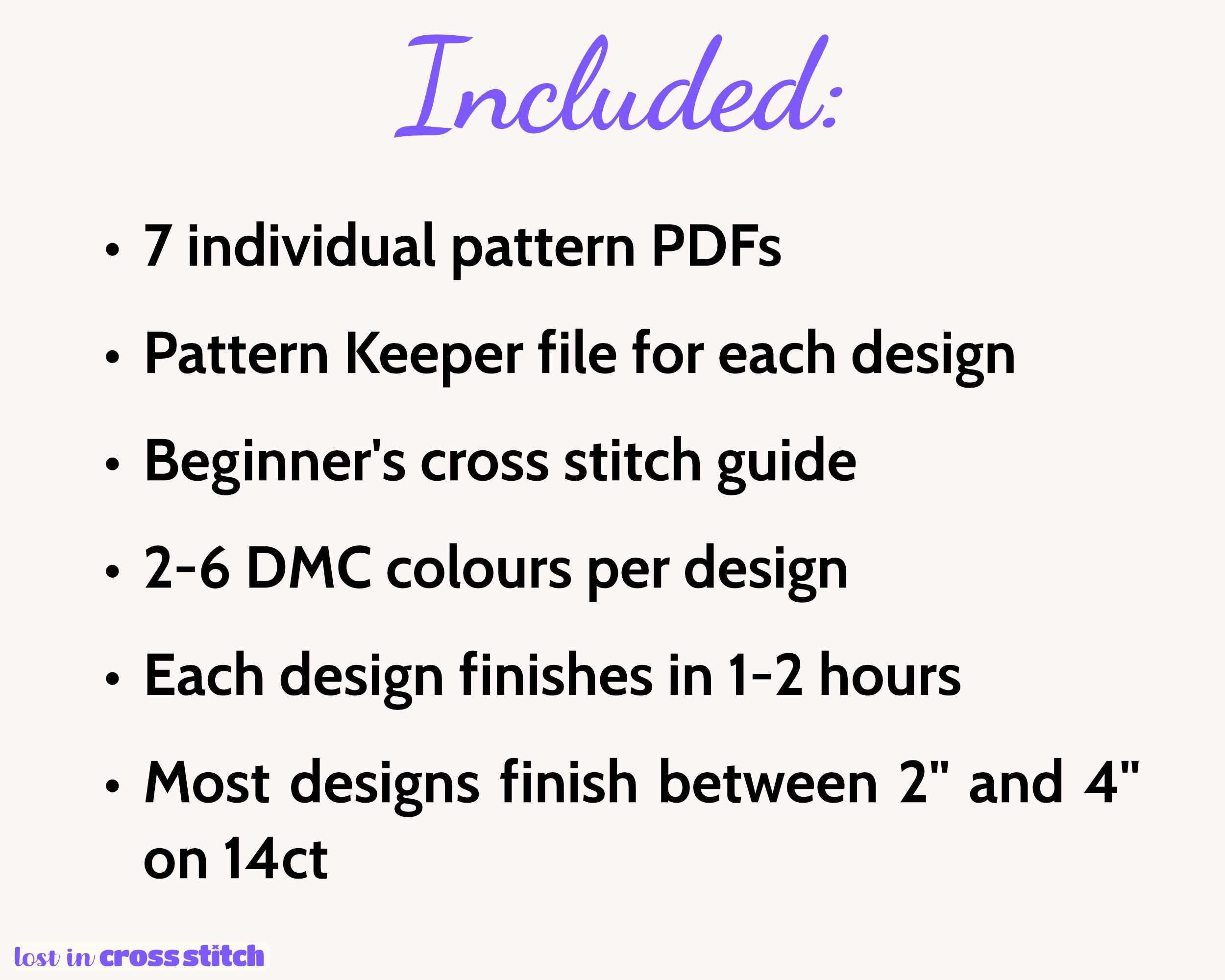Central America Cross Stitch Pattern Bundle