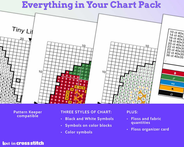 Eritrea Cross Stitch Pattern: Tiny Flag Map