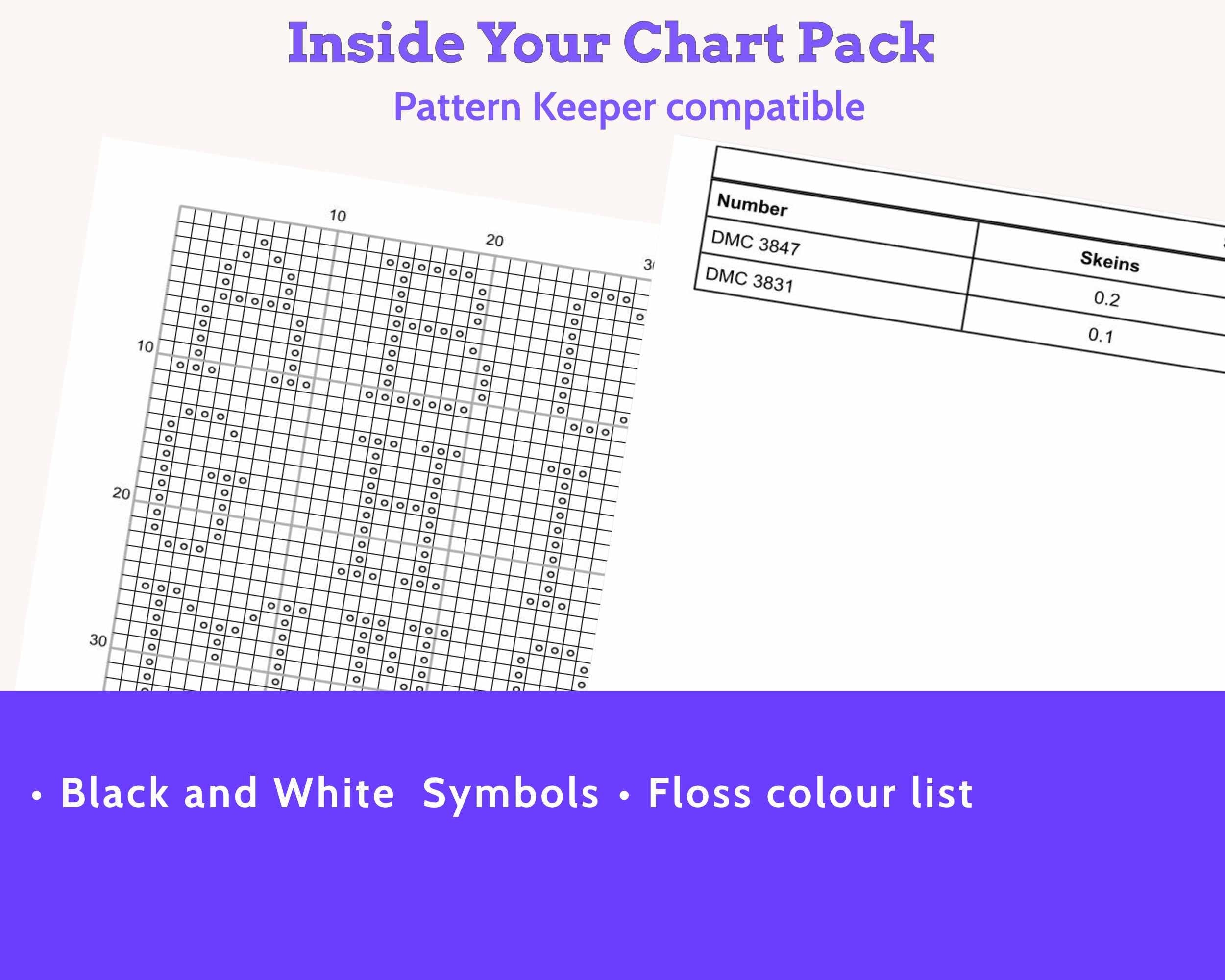 Typewriter Alphabet Cross Stitch Pattern PDF