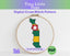 Togo Cross Stitch Pattern: Tiny Flag Map