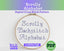 Scrolly Backstitch Alphabet Cross Stitch Pattern