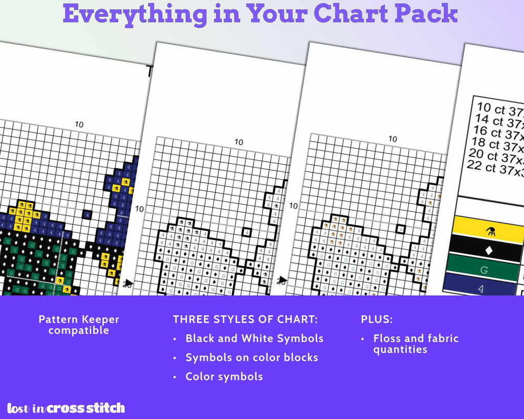 Guadeloupe Cross Stitch Pattern: Mini Flag Map