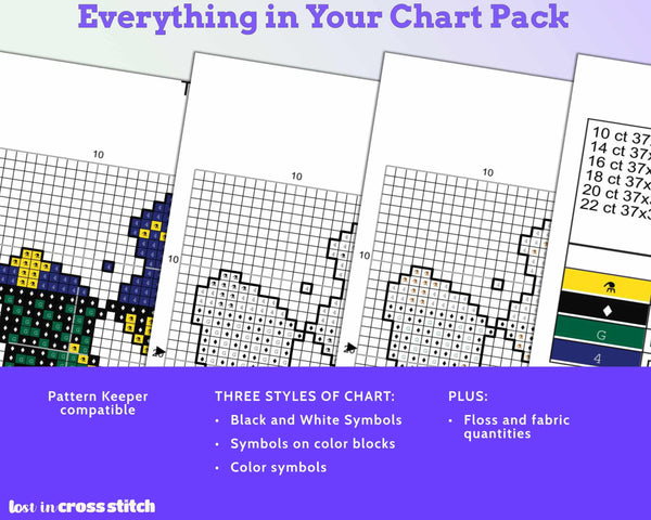 Guadeloupe Cross Stitch Pattern: Mini Flag Map