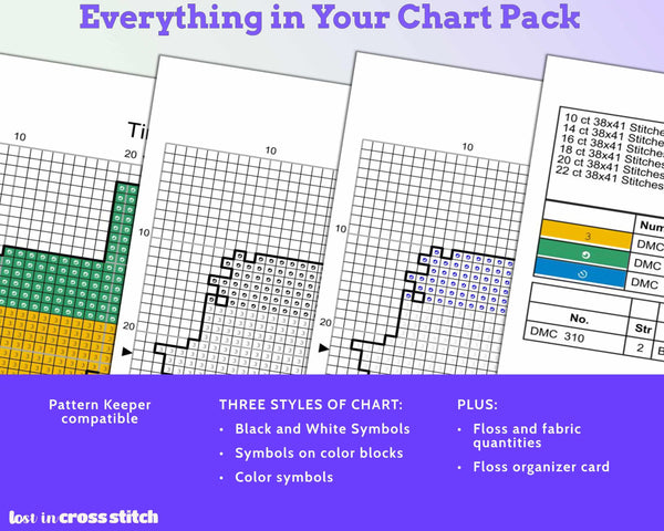 Gabon Cross Stitch Pattern: Tiny Flag Map