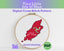 Isle of Man Cross Stitch Pattern: Tiny Flag Map
