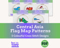 Central Asia Cross Stitch Pattern Bundle