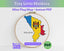 Moldova Cross Stitch Pattern: Tiny Flag Map