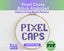 Pixel Block Capitals Cross Stitch Alphabet