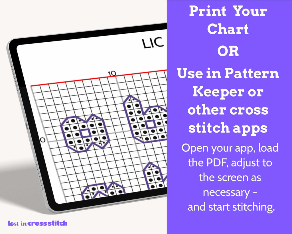 Puff Letters Cross Stitch Alphabet