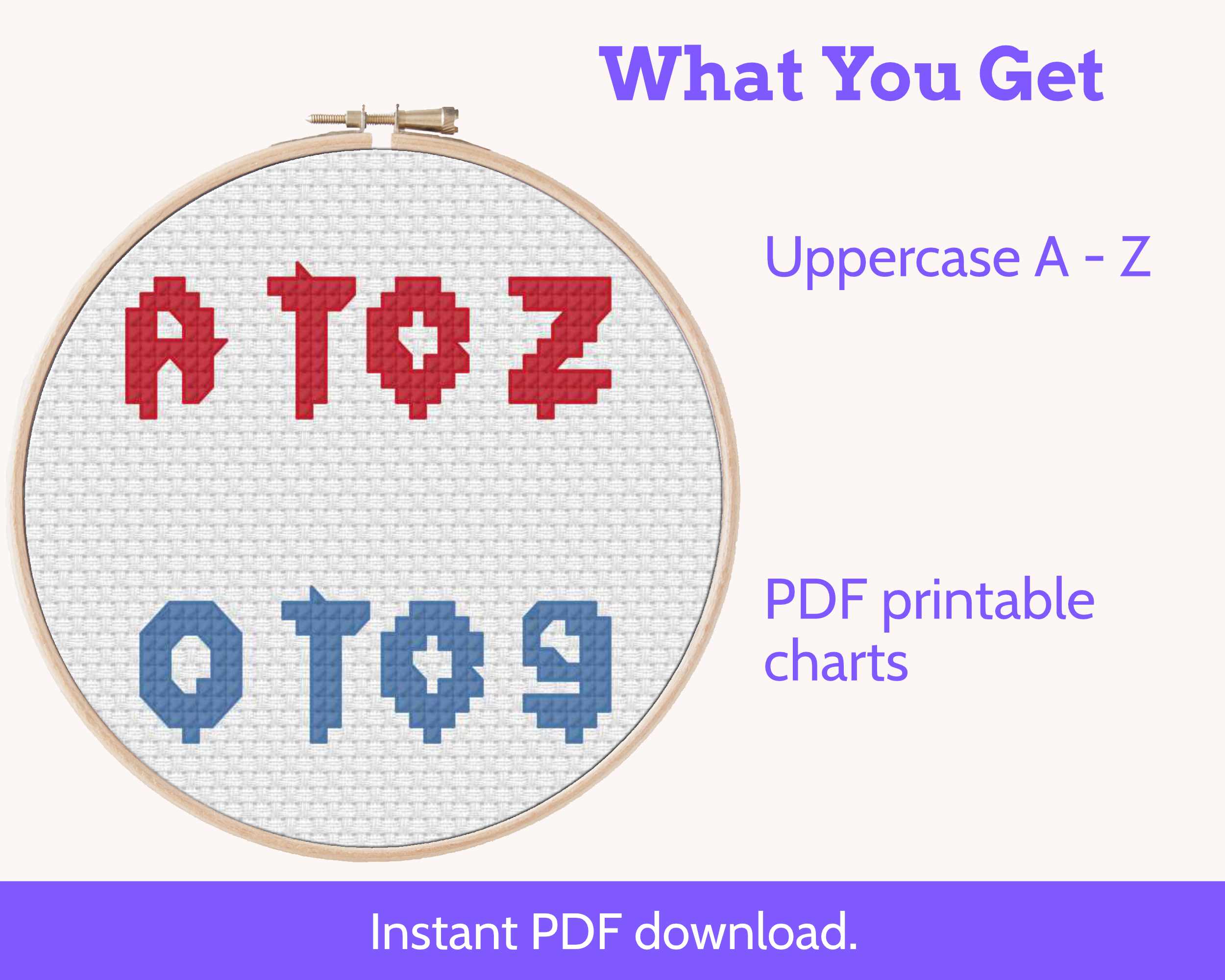 Spooky Ghost Cross Stitch Alphabet: Bloody Halloween Font Secondary image