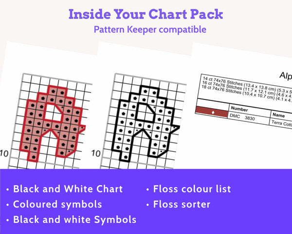 Spooky Ghost Cross Stitch Alphabet: Bloody Halloween Font
