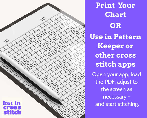 Varsity Cross Stitch Alphabet: Block Capitals and Numbers