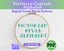 Victorian Capitals Cross Stitch and Back Stitch Alphabet Pattern PDF
